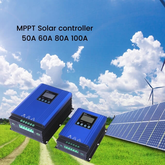 High-end MPPT solar charge controller 50A 60A 80A 100A 12V 24V 48V auto